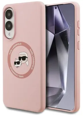 Produktbild von Karl Lagerfeld MagSafe Hülle Samsung S25 Edge Pink