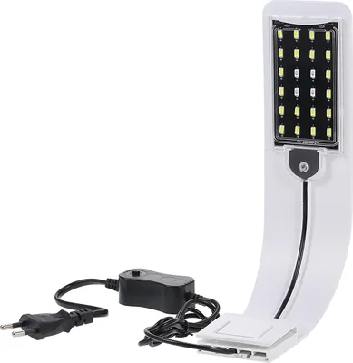 Zdjęcie produktu dla Przenośna lampa akwariowa AC220V 10W 24 LED z białym/niebieskim światłem