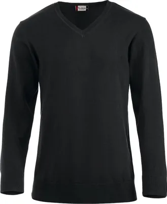 Produktbild von Clique Aston Pullover mit V-Ausschnitt, silikonbehandelt für weiche Haptik