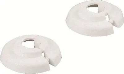 Produktbild von sanicomfort PVC-Klapprosetten 22 mm, weiß, 2 Stück