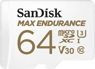 Obrázek produktu pro SanDisk Max Endurance - paměťová karta Flash (včetně adaptéru microSDXC na SD)