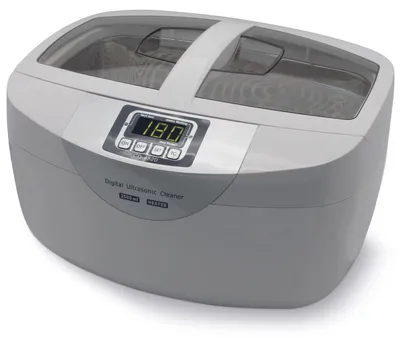 Ultraschallreiniger 2,6 L, 35 kHz, digitaler Timer, weiß