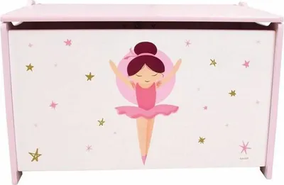 Obrázek produktu pro Cutie depozitare Fun House, cu capac, design pentru copii, roz
