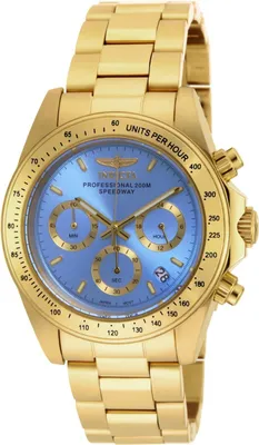 Immagine prodotto di Invicta Speedway 18256 Orologio da Uomo - Movimento al Quarzo - Acciaio Inossidabile con Quadrante Blu - 39 mm