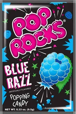 Produktbild von Pop Rocks Blue Razz (Karton mit 24)