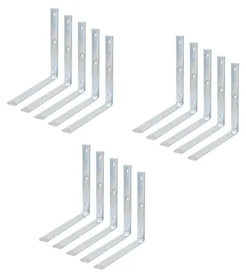 Image de Alberts 824358 Equerre de poutre, étroite, galvanisée bleue, 250x250x26mm, set de 15 pièces