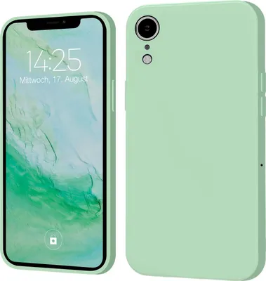 Produktbild von Hülle für iPhone XR Case Cover Bumper Silikon Softgrip Schutzhülle Farbe: Türkis