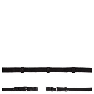 Produktbild von Br Web Leinenzügel Mit Runder Schnalle 19 Mm Schwarz Pony Schwarz Pony