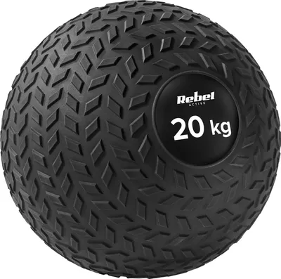Produktbild von Kleiner Medizinball für Rehabilitationsübungen, Slam Ball 23 cm 20 kg, Rebel