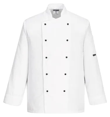 Image de Veste De Cuisine Somerset Couleur : Blanc Taille 4xl - Portwest