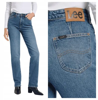 Immagine prodotto di Lee | Jeans da donna, modello regular, taglio dritto, colore blu indaco, taglia W30 L33