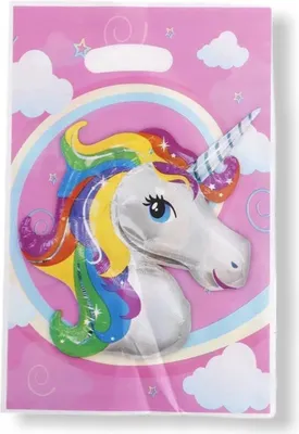 Produktbild von Jumada's - Handout-Taschen Einhorn rosa 20 Stück - Handout-Taschen für Kinderparty