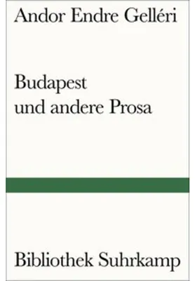 Immagine prodotto di Budapest und andere Prosa