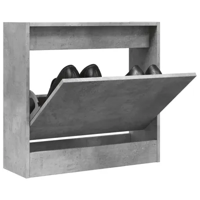 Obrázek produktu pro Botník betonový šedý 60x21x57 cm materiál na bázi dřeva