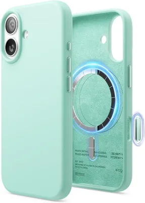 Produktbild von Elago MagSafe Silikonhülle für iPhone 17 Aqua Sky