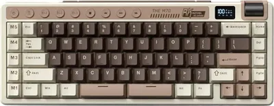 Immagine prodotto di ROYAL KLUDGE RK M70 Tastiera da gioco grigio moka Interruttore beige