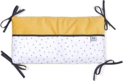 Pepi Babybett Organizer mit Honig Velvet - 42cm × 22cm - Spielzeugtasche Betttasche für Kinderbett Kinderzimmer für Windel Kleidung - Indian Summer