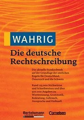 Produktbild von Wahrig Die deutsche Rechtschreibung
