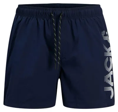 Produktbild von Jack & Jones Herren Badeshorts Beachwear Badehose JPSTMAUI, Farbe:Dunkelblau, Artikel:-navy blazer, Größe:S