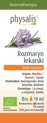 Image de ÄTHERISCHES ROSMARINÖL (ROSEMARY) BIO 10 ml - PHYSALIS