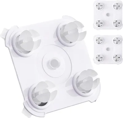Immagine prodotto di INF Appendino per lavatrice Set da 3 pezzi - Clip in plastica senza fori