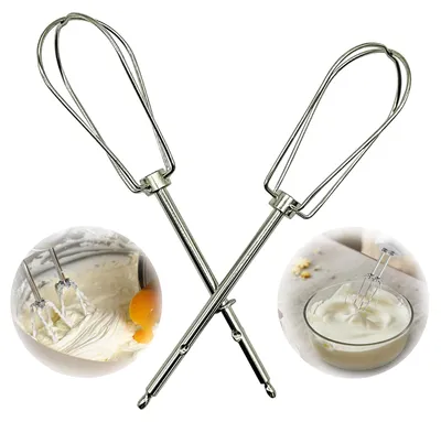 Immagine prodotto di 2 fruste in acciaio inossidabile per frullatore a immersione, accessorio di ricambio