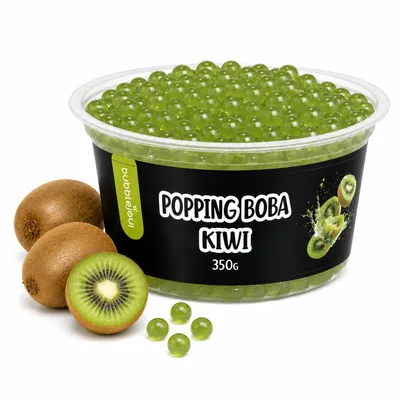 Zdjęcie produktu dla BubbleJoy Popping Boba Kiwi 350 g Perły Owocowe do Bubble Tea