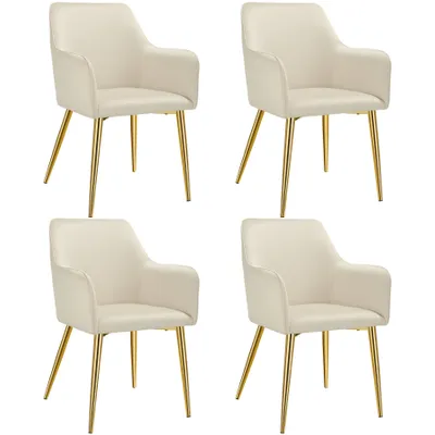 Produktbild von tectake® Armlehnstuhl Avane in Samtoptik, gepolstert 55 x 63,5 x 86,5 cm