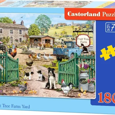 Produktbild von CASTORLAND Puzzlefarm mit Obstgarten 180 dlks