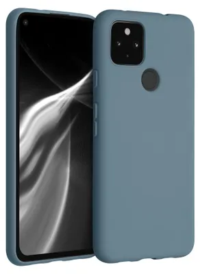 Produktbild von kwmobile Handyhülle für Google Pixel 4a 5G Hülle - TPU Case - Kabelloses Laden - Schutzhülle Cover in Arctic Night