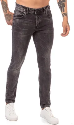 Produktbild von Red Bridge Herren Jeans Hose Denim Pants Schwarz W32L32