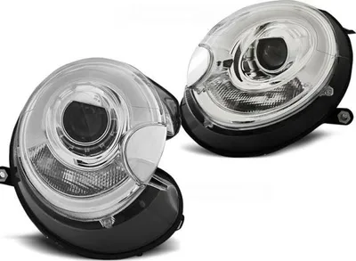Immagine prodotto di Fari a LED con look luci diurne, compatibili con Mini One Cooper, anni di produzione 2006-2014, cromati LTI