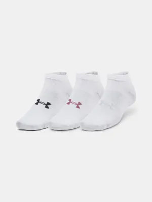 Produktbild von Under Armour Under Armour Essential Low Cut Socken, 3er-Pack, Weiß 1382958-100__SM