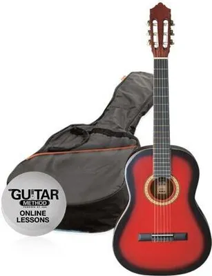 Immagine prodotto di Set completo chitarra per principianti Ashton SPCG 14 pack TRB (rosso/nero)