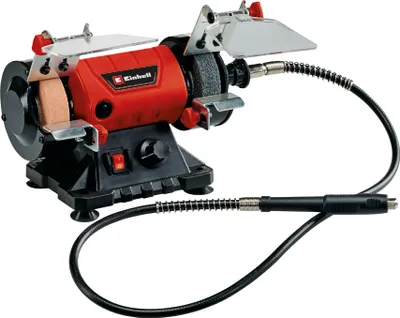 Zdjęcie produktu dla Einhell TC-XG 75 Kit, Szlifierka tarczowa, Blat stołowy, 7,5 cm, 1,75 kg