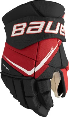 Produktbild von BAUER Vapor Flypro Handschuhe Intermediate, Größe:13 Zoll, Farbe:schwarz/rot