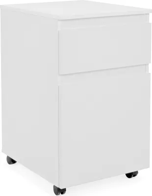 Image de Rollcontainer >Ravenna I< in Weiß/Matt - 44x73x52cm (BxHxT)