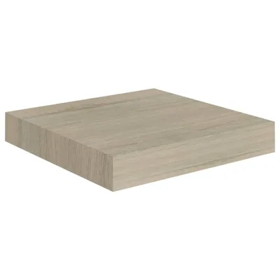 Zdjęcie produktu dla Wisząca półka ścienna, kolor dębowy, 23 x 23,5 x 3,8 cm, MDF