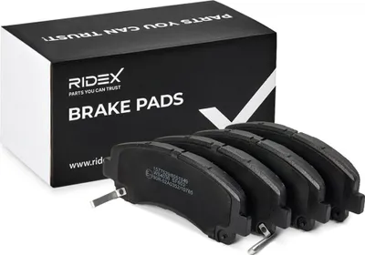 Produktbild von RIDEX 402B0923 Bremsbeläge Satz Vorne für ISUZU D-MAX (TFR, TFS) D-Max I Pickup (TFR, TFS) D-MAX III (RG01) D-Max I Pritsche / Fahrgestell (TFR, TFS)