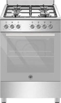 Image de Bertazzoni La Germania SE664EX/24 Cuisinière A Electrique Gaz Acier inoxydable