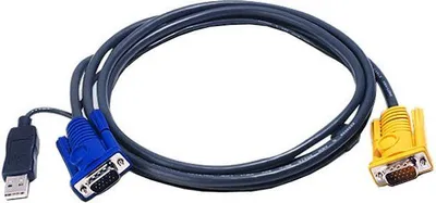 Produktbild von ATEN 2L-5302P - Tastatur- / Video- / Maus- / Audio-Kabel - PS/2, HD-15 (VGA)