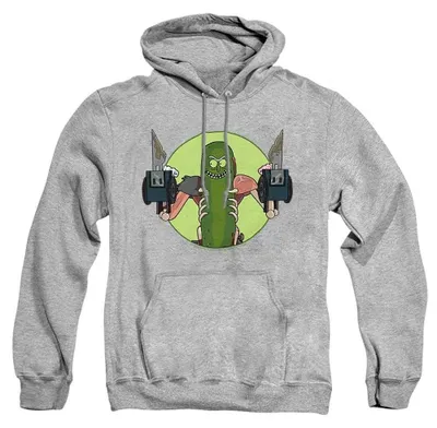 Zdjęcie produktu dla Bluza z kapturem "I Love Myself" z serialu Rick and Morty, uni , dla mężczyzn i kobiet, model TV38987 (rozmiar XL), kolor: sportowy melanż