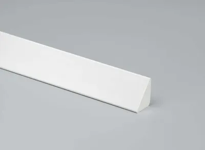 Produktbild von Primo Dreikantleiste 250 cm 21 x 15 mm weiß