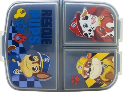 Produktbild von Paw Patrol Kinder Brotdose – Lunchbox mit 3 Fächern & tollem Design