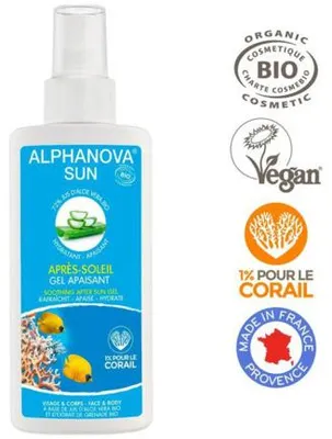 Produktbild von Alphanova Sun Sun Aftersun Spray vegan (125 ml)