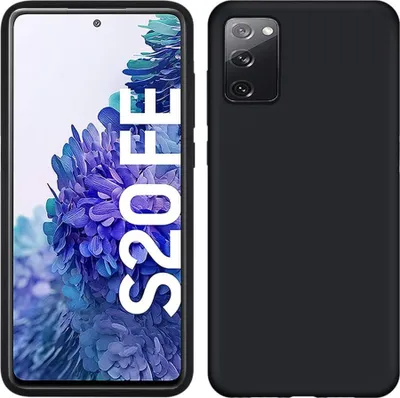 Immagine prodotto di Custodia per Samsung Galaxy S20 FE / S20 FE 5G, custodia protettiva in silicone morbido in gomma liquida nero