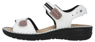 Produktbild von Berkemann Leni Sandalen Individuelle Passform dank Klettverschluss, Praktisches Wechselfußbett, Flexible Handnaht für hohen Komfort