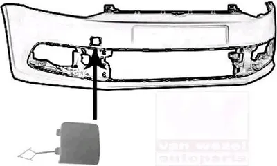 Immagine prodotto di VAN WEZEL 5814587: Paraurti e rinforzi, portellone, gancio di traino per VW Polo 5 porte (6R1, 6C1), POLO Van (6R)
