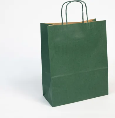 Produktbild von Clairefontaine Packung 25 Taschen Kraft glatt 110g 22x10x27cm, grün Grün 395710C