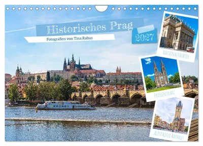 Produktbild von Historisches Prag (Wandkalender 2027 DIN A4 quer), CALVENDO Monatskalender
